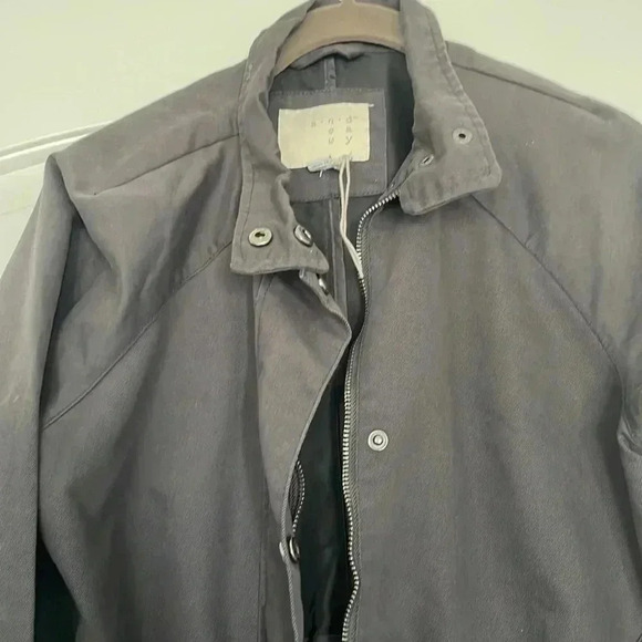 A New Day Utility Jacket NEW Gray Sz S - Picture 3 of 11